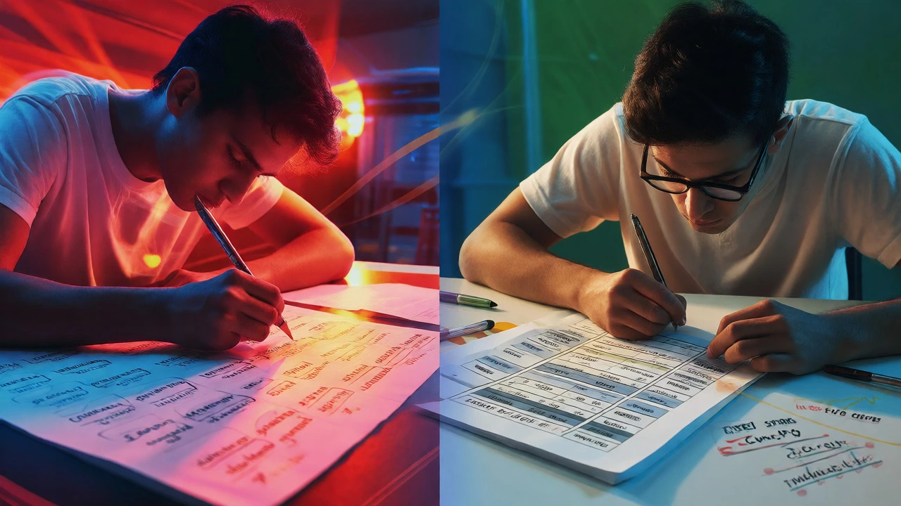 Split view of rapid problem solving and deep conceptual analysis for JEE exams